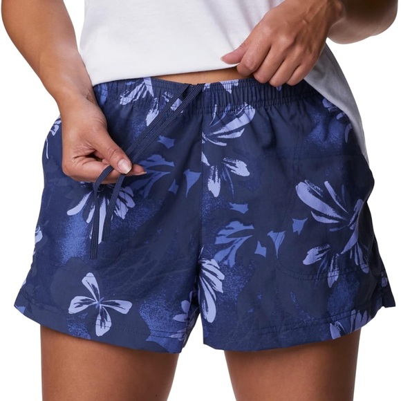 Columbia | Shorts | Columbia Sandy River Ii Womens Printed Active Hike Outdoor Shorts Size Large 685838e825b2f2ecaa49ad2a